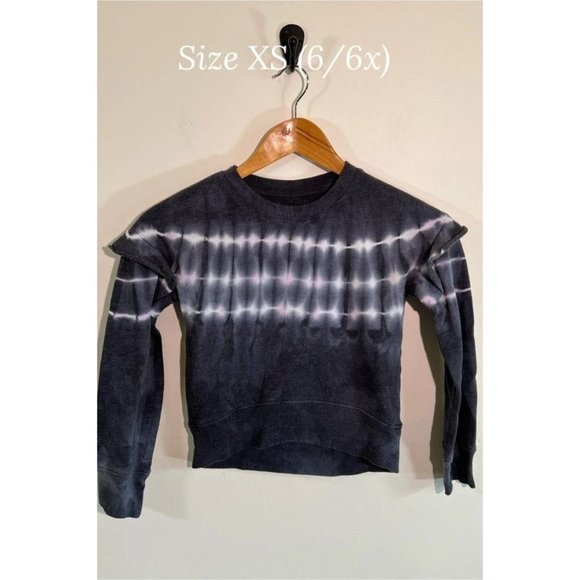 Girls SO Blue Tie Dye Crew Neck Sweatshirt Size 6x - Picture 1 of 8